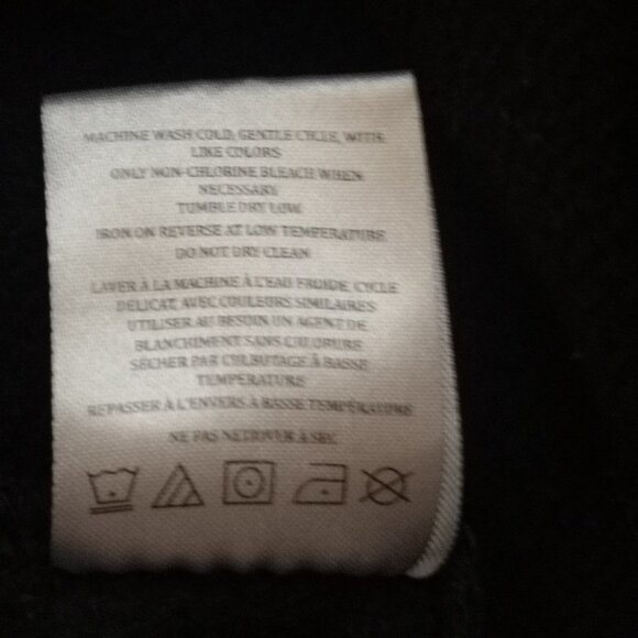 Aeropostale Black with White Lettering Ladies Hoodie - Picture 5 of 7